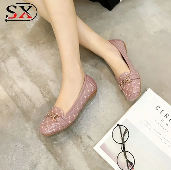 New style wholesale flat shoes women ladies nice flat shoes