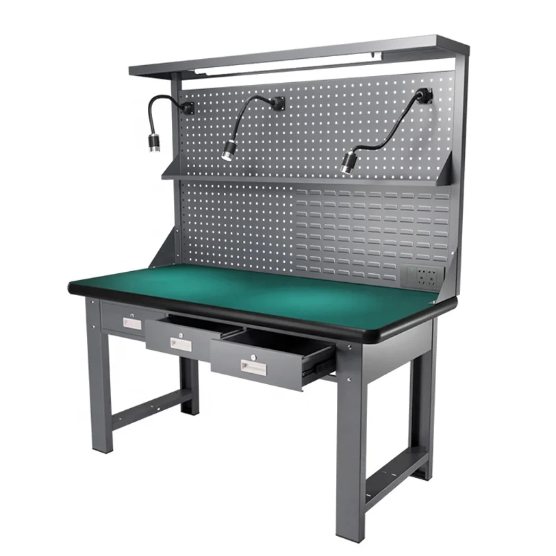 3W-431 Modular antistatic desk ESD workbench  storage steel frame workbench antistatic workbench for electronics with drawers