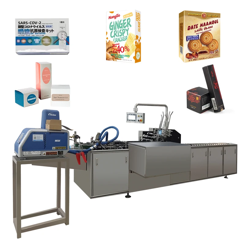 High Quality Automatic Toothpaste/condom/cosmetic Cartoning Box Packing Machine