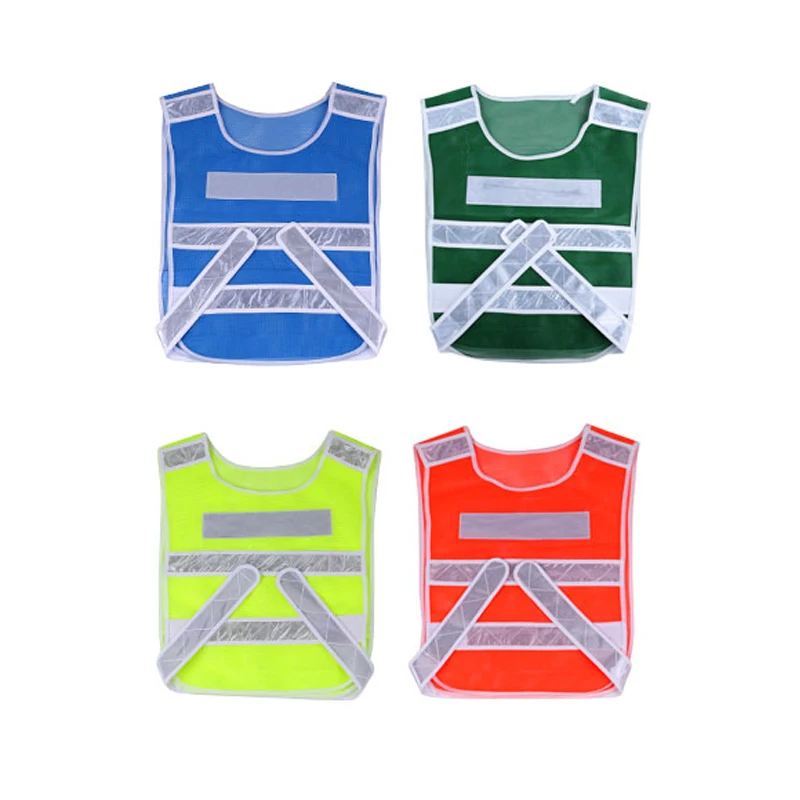 2021 in Stock Adult Hi Viz Safety Vest Reflective With Strips Outdoor Work Vests