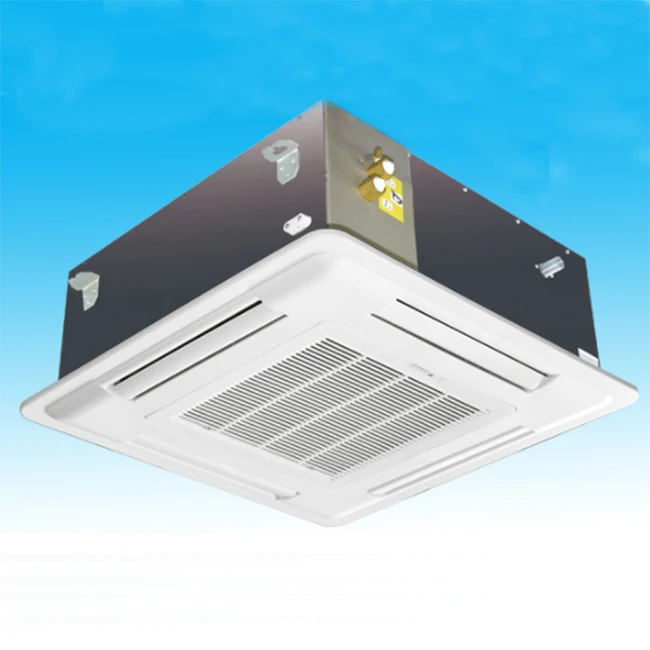 
2 pipe 2 rows 4 way cassette fan coil unit with wireless remote controller 