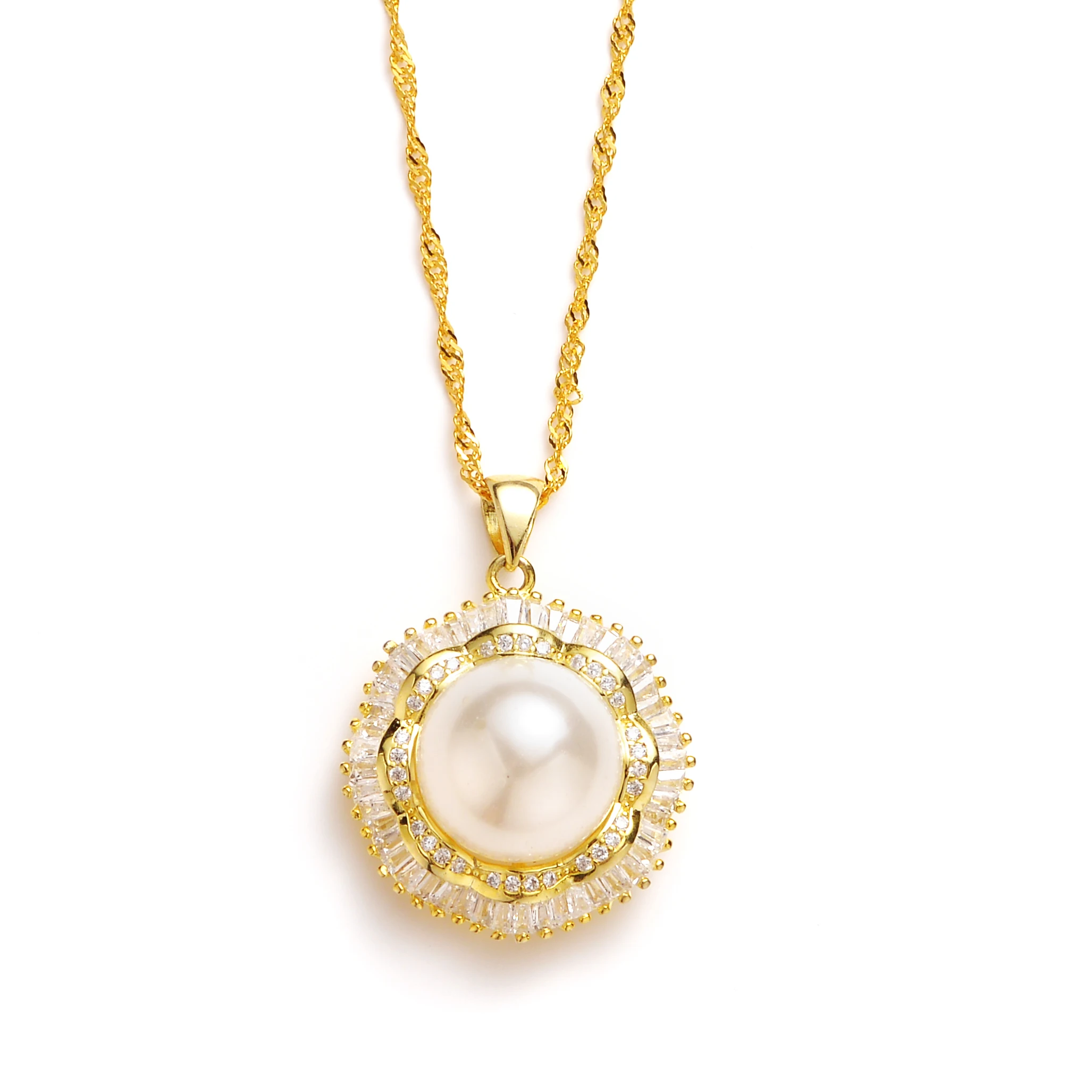 Womens Pearl Necklaces Vintage Freshwater Pearl Necklace Round Pearles Necklace