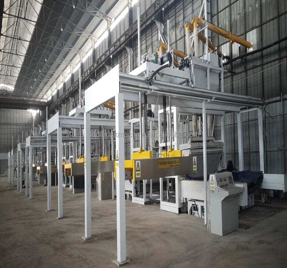 Gypsum Vibrating force small block making machine price