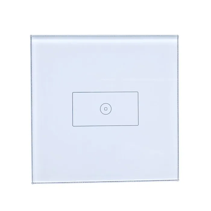 ODM OEM Silk Printed Pattern Tempered Glass Switch Glass Sheet Custom Silk Screen Touch Glass Parts for Wall Switch Control