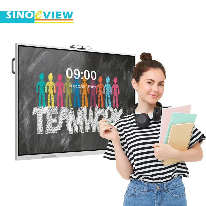 Tacteasy Wholesale 65 75 86inch 4K RK3588 Android 14 Touch Screen Interactive Flat Panel for Education