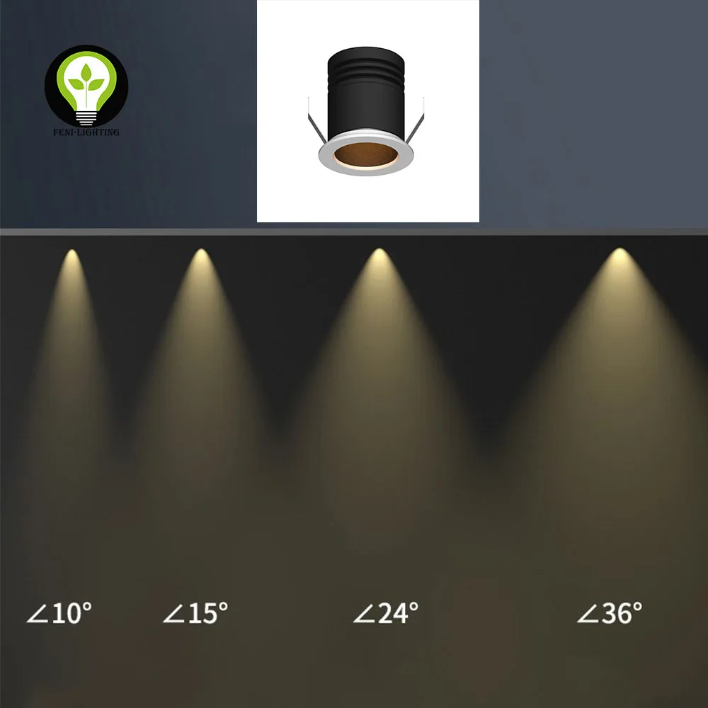 UGR 10 fixed and adjustable MINI LED Spotlight