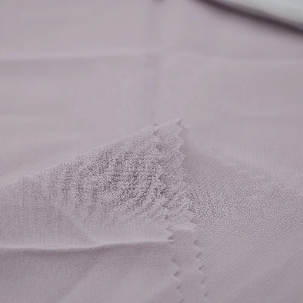 Shaoxing Chunnuo 100% Polyester High Twist Chiffon Fabric for Hijab