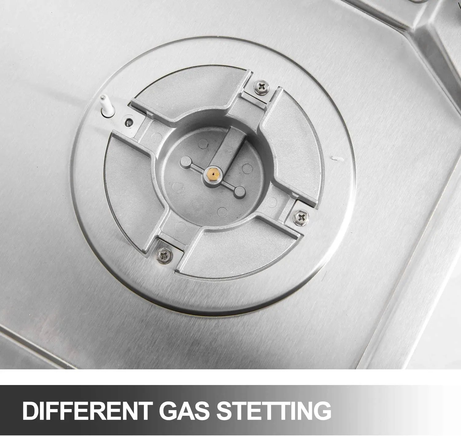 60cm Smart Cooktops with Stainless Steel Panel Two Gas and Two Electric Hob