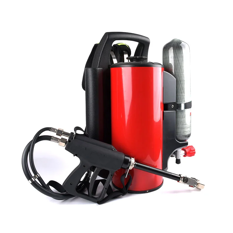 Hot Sale Water Mist Backpack Extinguisher Fireman spraying extinguisher AFT Water Mist and CAF Fire Extinguisher