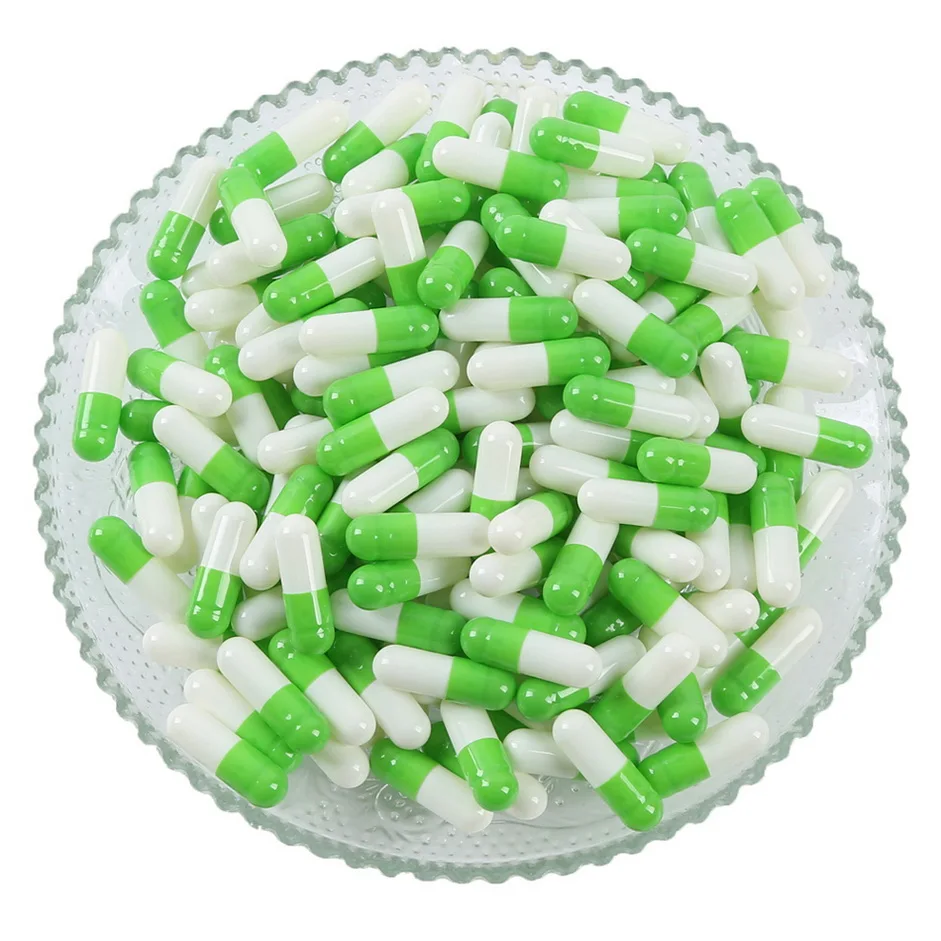 Halal Customized Empty Capsules Printed Size 00 0 1 2 3 4 # Bulk Capsule Supplier