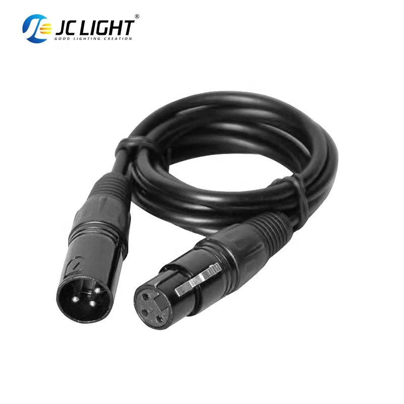 Сценическое освещение и звук Dmx XLR сигнальный кабель 1 м 3 с разъемом 3Pin гнездовой разъем