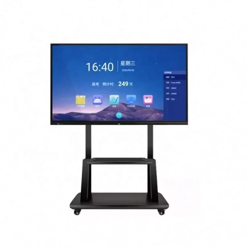 86 Inch All-in-one Full HD Conference Multimedia Teaching Machine Multi touch Smart Interactive Whiteboard