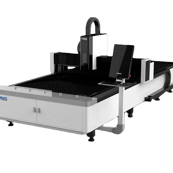 Gweike factory supply  fiber laser machine carbon steel Fiber Laser Cutting Machine 1500W 2000w 3000w