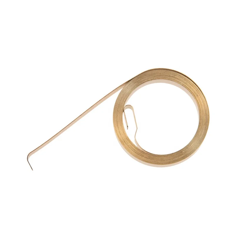 Manufacturer Starter Extension Large Spiral Stainless Steel Dog Leash Curtain cable Clock Power Spring Flat Spiral Spring