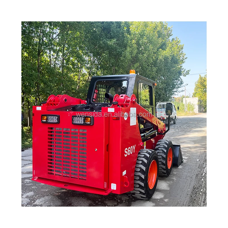 3.8 Ton Skid Steer Loader Diesel Vibratory Tracked Skid Steer on Sale