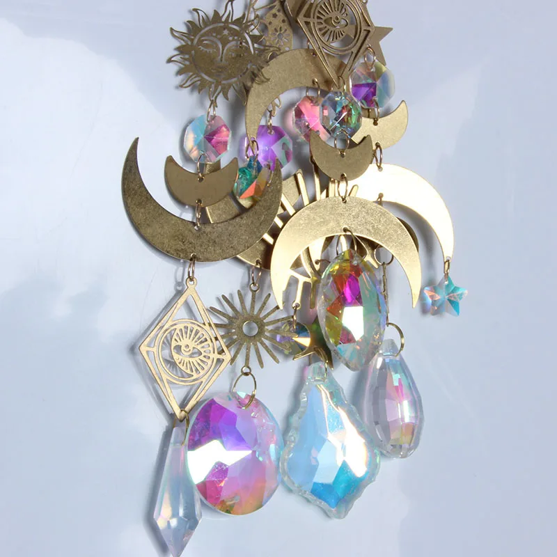 Attractive Hanging Sun Catcher Window Decoration Sun Catchers With Crystals  Rainbow Maker Gemstone
