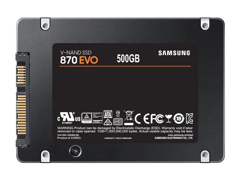 Software Samsung Ssd 870 Evo 250gb 500gb 1tb  Internal Solid State Disk Hard Drive Sata 3 2.5 Inch L