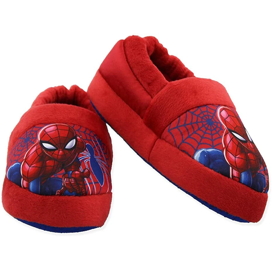 
Wholesale hotsale Autumn Winter Indoor Warm Cartoon Cute Printed Plush Cheap House Slippers for boys girls 