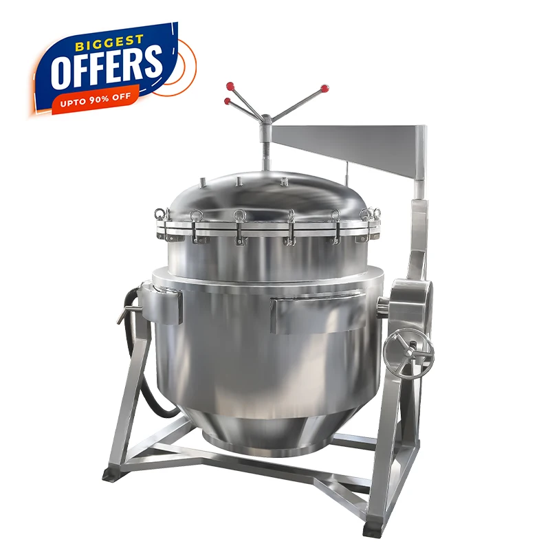 China Made Large Pressure Cooking Pot Industrial High Pressure Cooker Commercial Gas Steam High Pressure Cooker