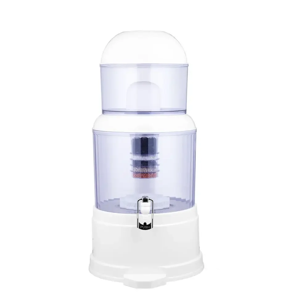 Household Directly Water Drinking Purifier 14L 16L Counter Top Mineral Water Filter Pot