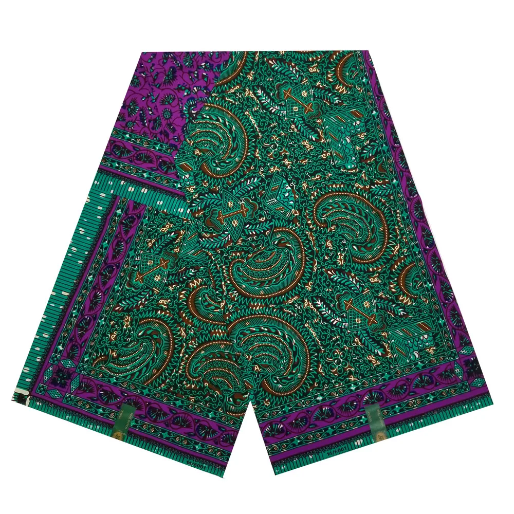 Hollandis Real cloth African wax high quality 100% cotton Ankara fabric clothing Nigeria Ghana style 6