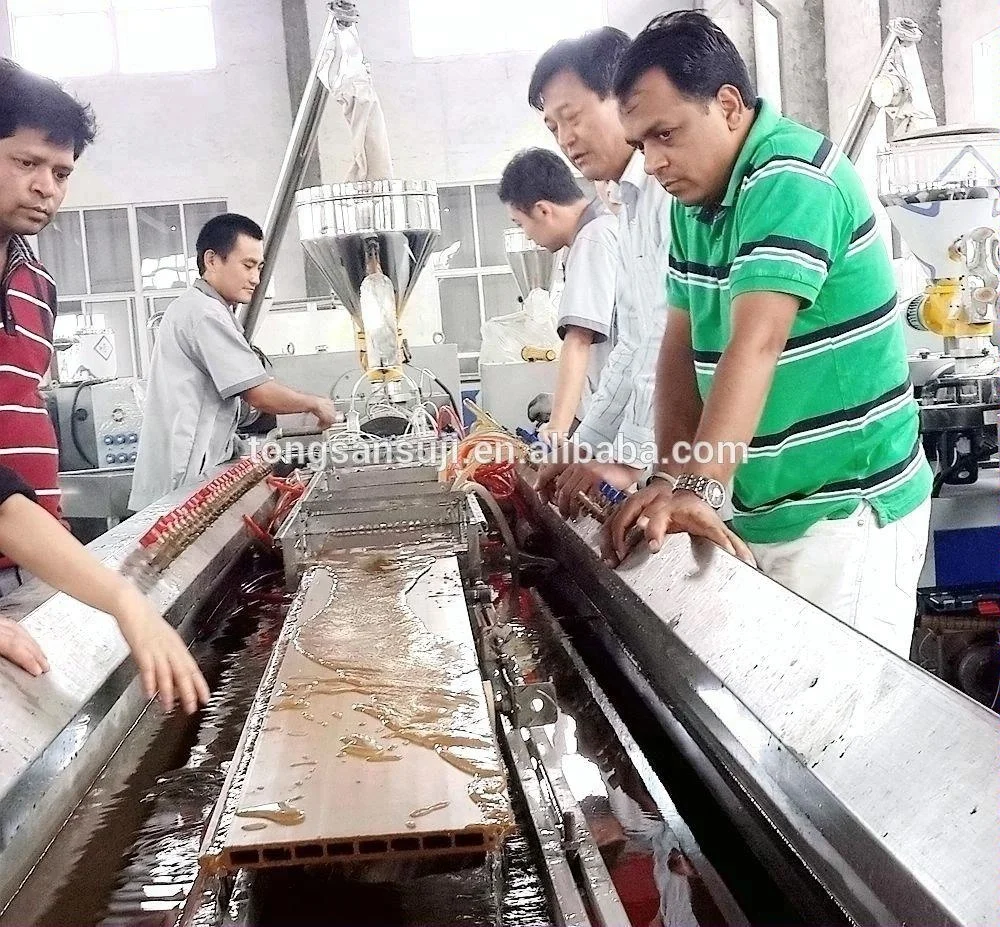 Wood Plastic Composite WPC decking WPC profile product making machine