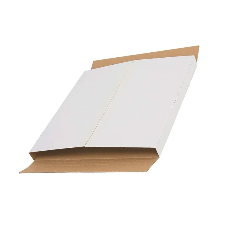 Factory Direct Sale White Vinyl Record LP Shipping Mailer Boxes 12.5*12.5*1 Inch Record Mailers