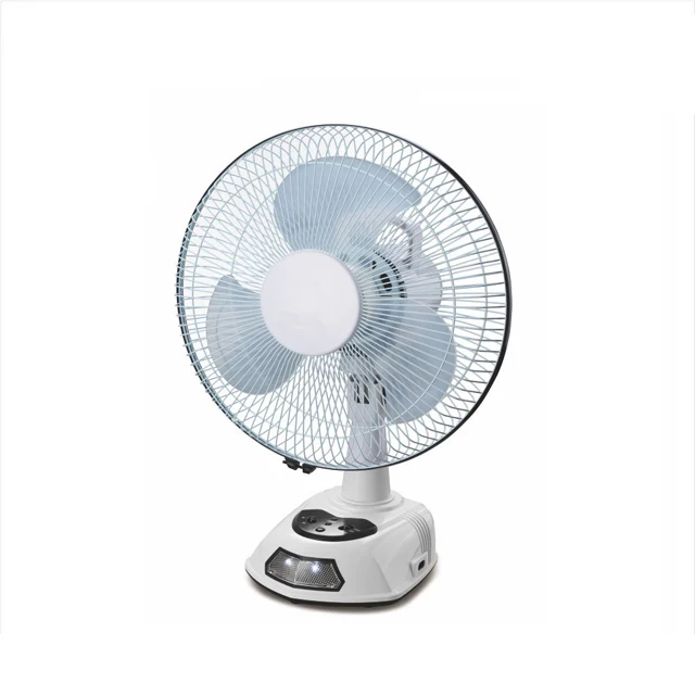 2024 Newest Portable AC 12' Rechargeable Solar Power 6 volt Table Fan for House