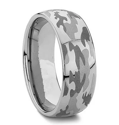 High Quality Digital Camo Tungsten Ring