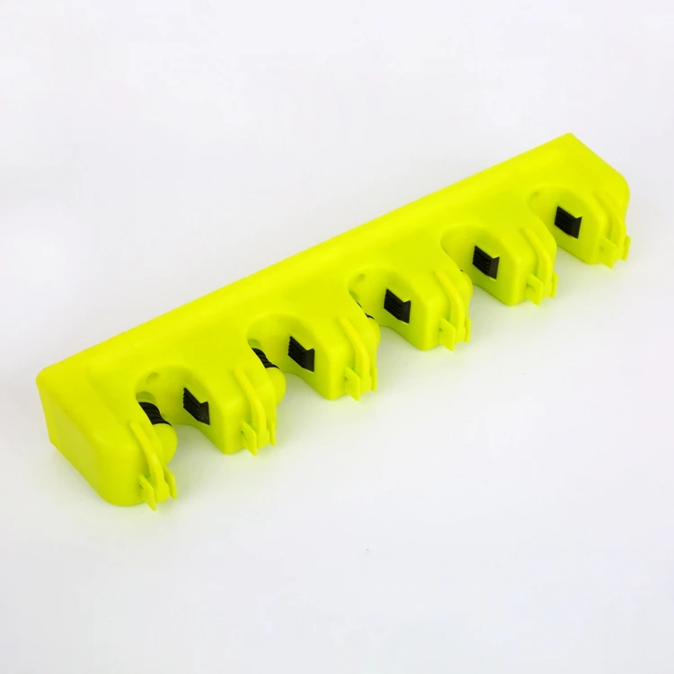 5 slots 6 hooks mop and broom holders