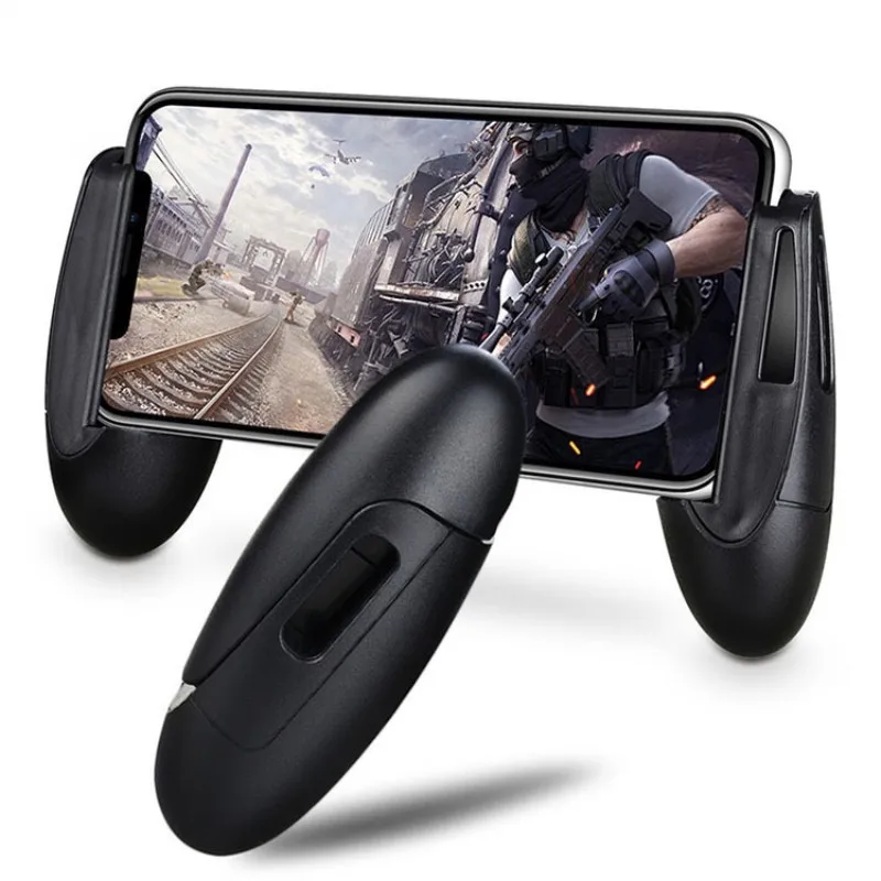 Goose egg mobile game handle comfortable grip and easy operation modern technology mobile handle with bracket