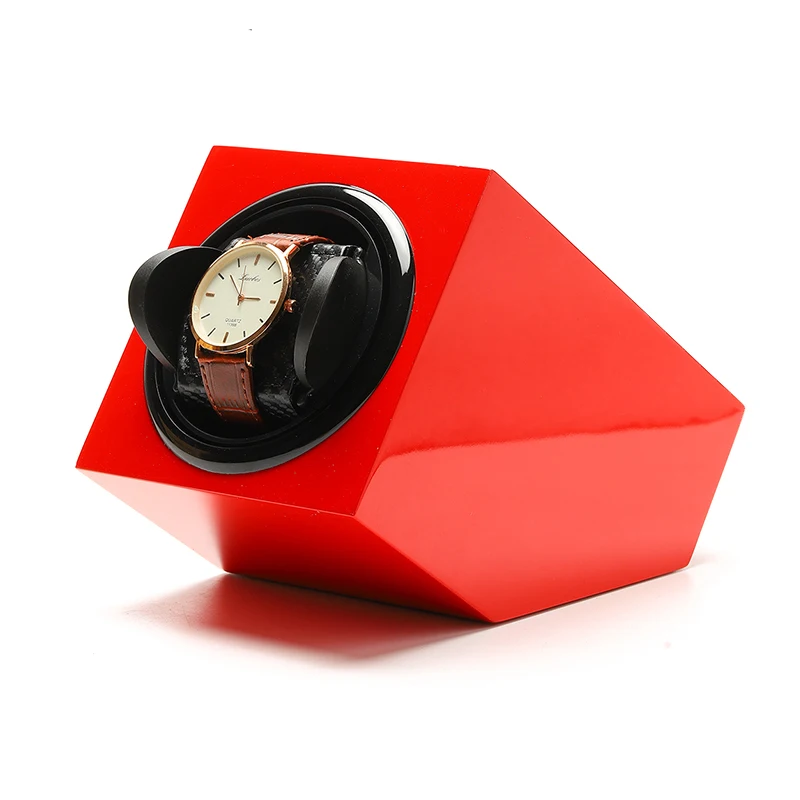 DIGU Luxury automatic mini watch winder rotation watch box automatic up-chain battery vertical table shake watch box