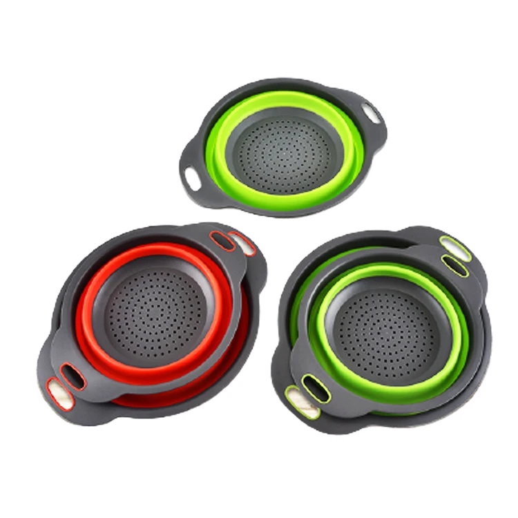 Складные силиконовые Овощной 2 вида стилей стиль Фрукты для мытья посуды Корзина Дуршлаг