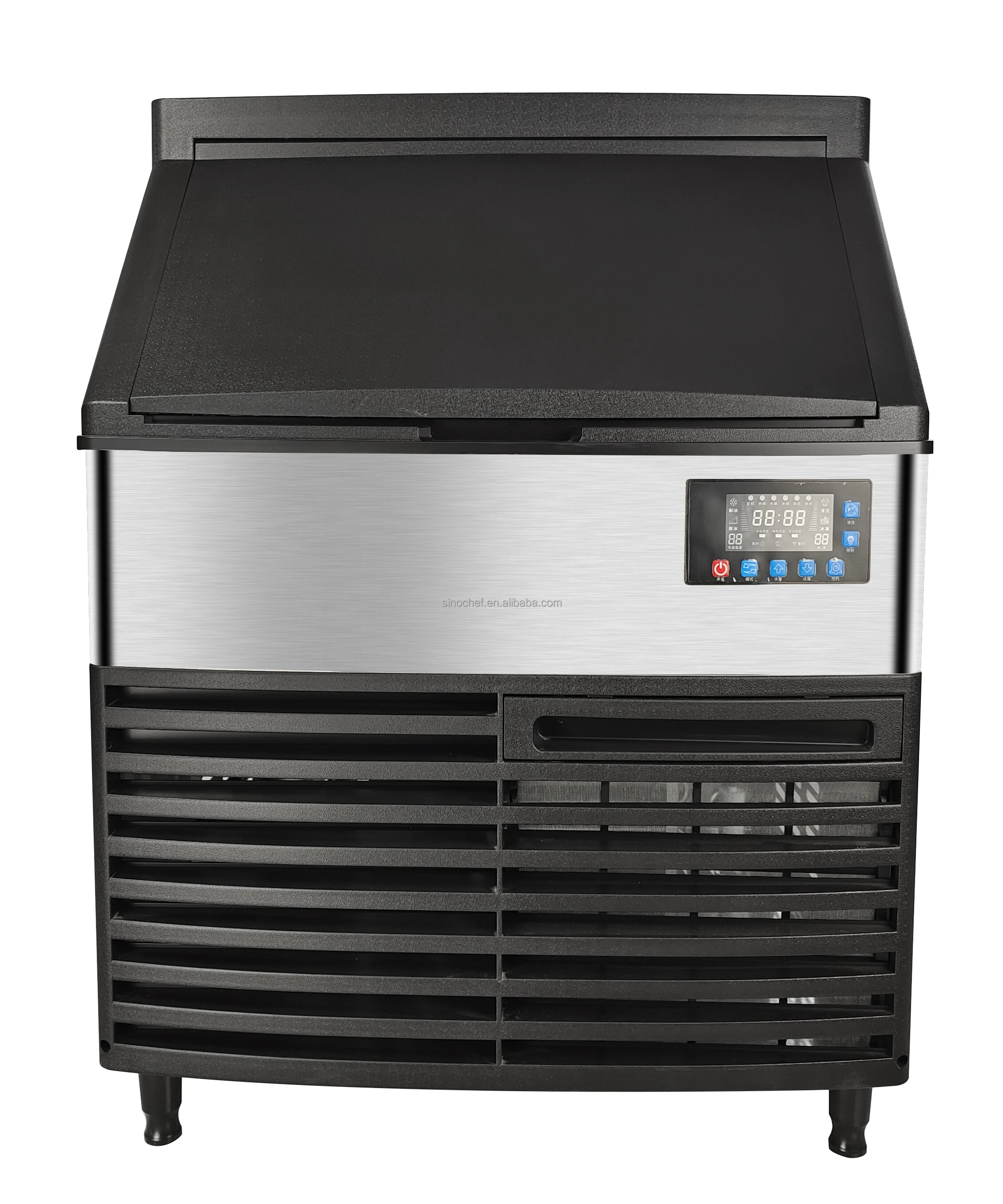 Commercial ice maker machine 60 kg 140 lb Cheap Ice Maker air or water cooling ice cube maker machine from China