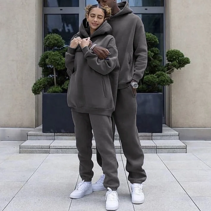 Custom Sport Wear Jogging Printing Casual Unisex Sweatsuit 2 Piece Set Track Suits Tracksuits Sweatpants And Hoodie Jogging Suit