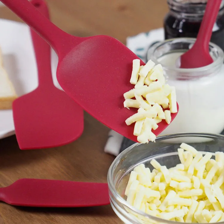 Оптовая Продажа BPA бесплатно кухня сковорода выпечная прокладка салфетка для Utenils Премиум 5 шт. силиконовые лопатки из нержавеющей стали