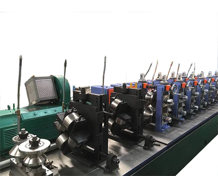 Made in China carbon steel precision erw square pipe production line
