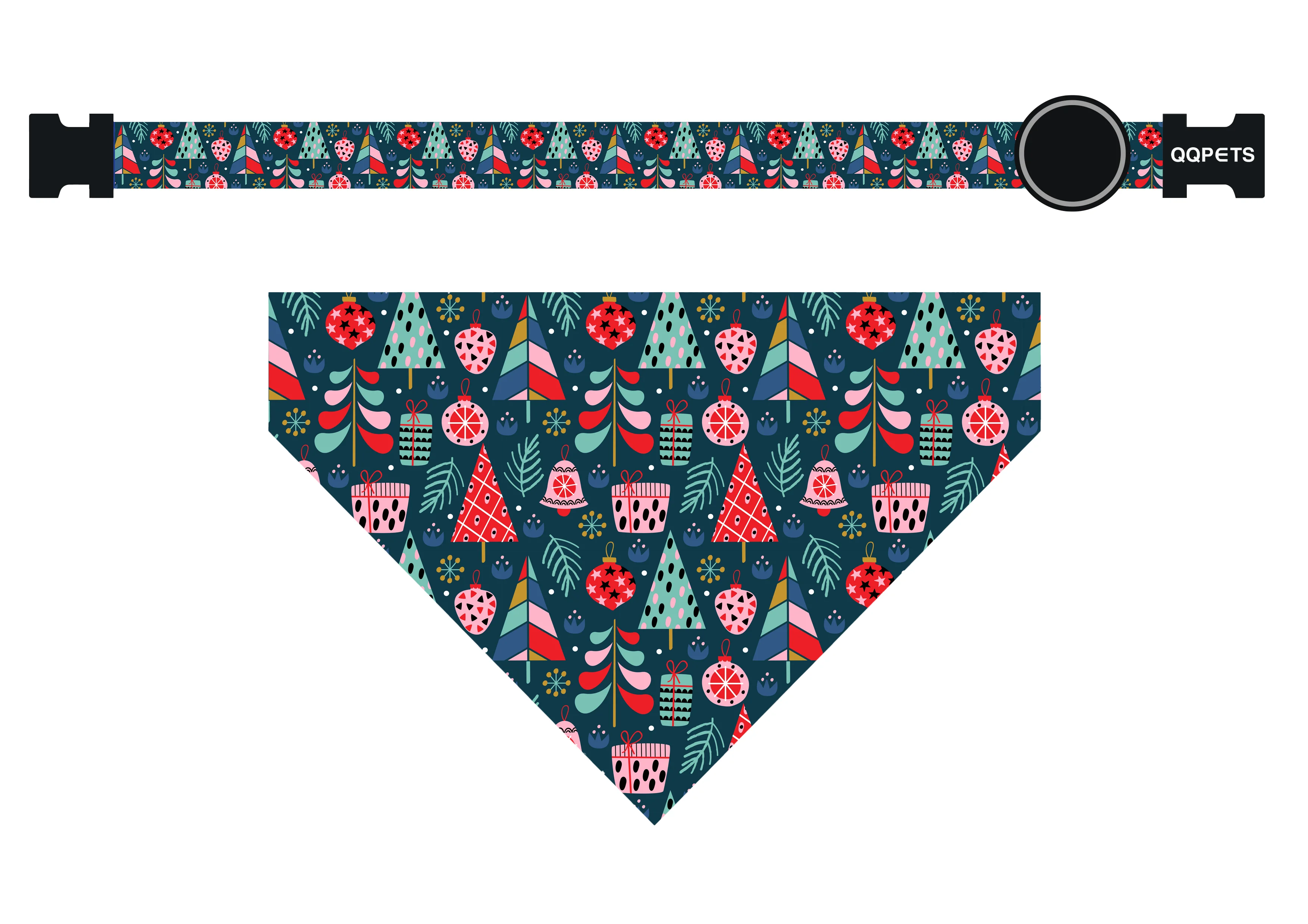 Custom triangle dog bandanas plaid sublimation custom print logo personalized birthday cotton dog head necklace scarf bulk