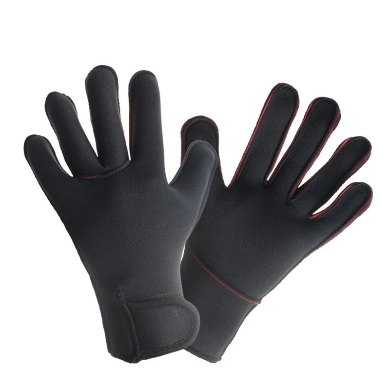 Custom 3mm 5mm Neoprene Swimming Hand Gloves Durable High Quality Blue Neoprene Swimming Gloves