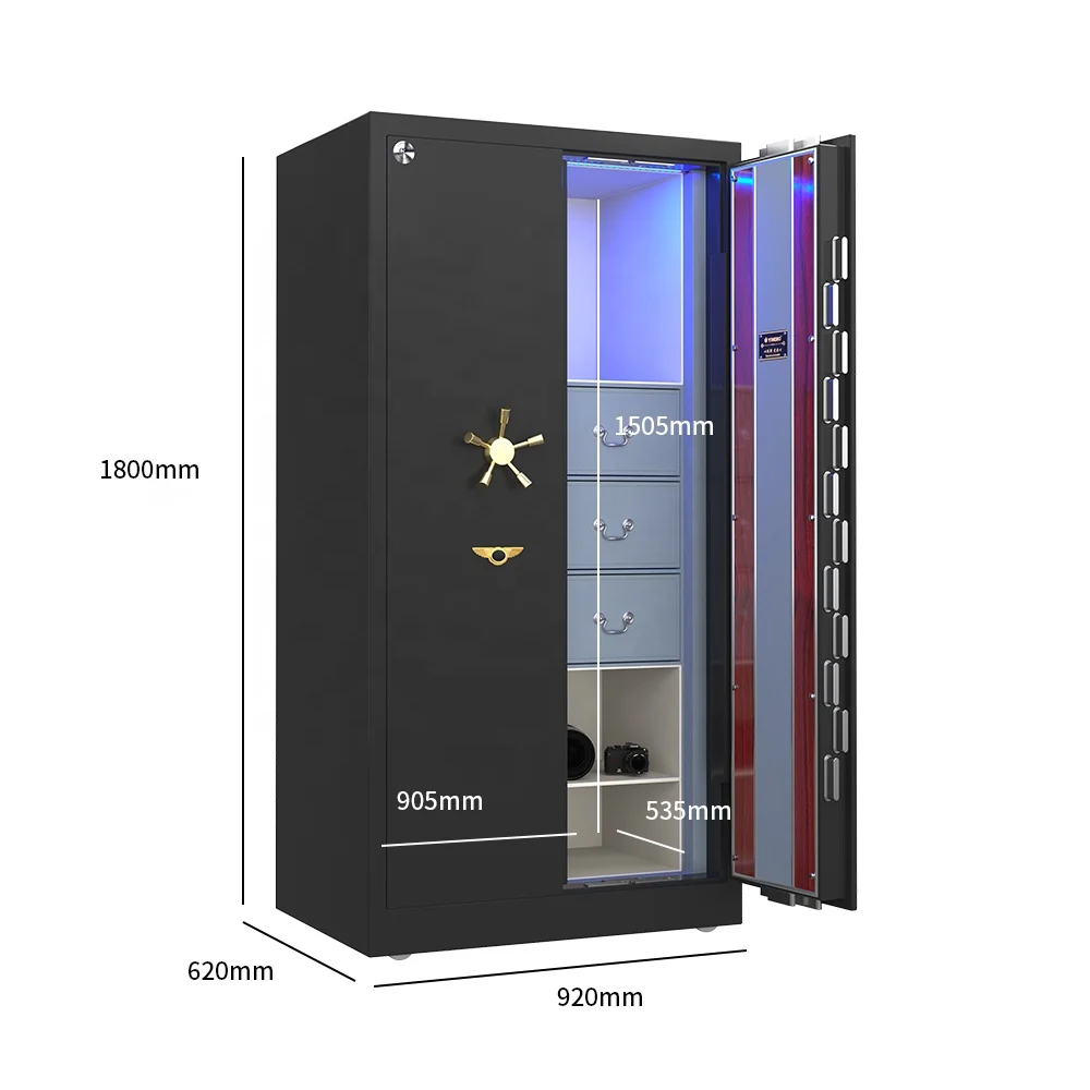 Jewelry Safe Fingerprint Big Jewelry Safes Movable Vault Large Luxury Electronic Fingerprint Lock Home Hotel Office Security