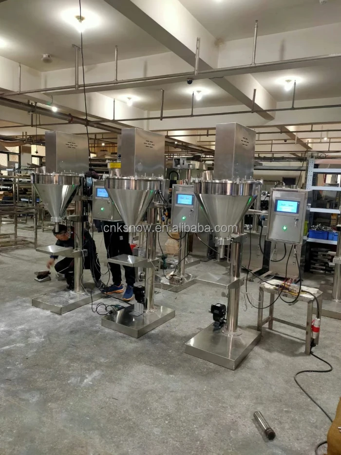 Auger semi automatic coffee powder milk chilli spice seasoning detergent washing powder bag bottle flour filling packing machine