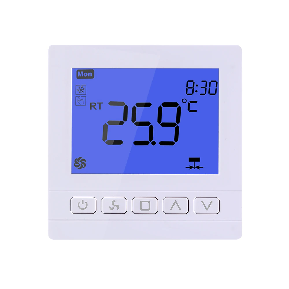 White/Black Thermostat temperature controller room smart heating digital thermostat Four periods program schedules