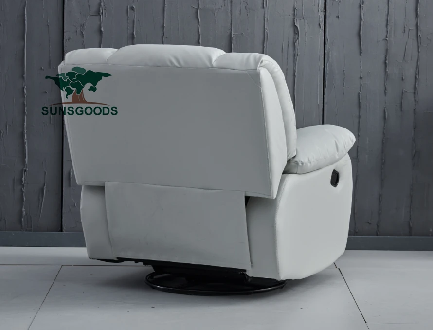 SUNSGOODS Luxury reclining genuine leather armchair recliner armchair for cinemas