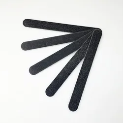 Factory selling Emery black nail file high-grade wood chips Professional polishing wooden nail file