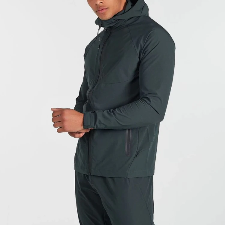 New arrival workout windproof running spring jacket for men