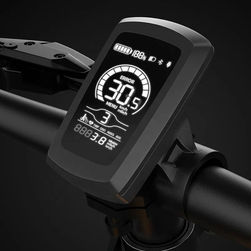 LED Display Electric Bicycle Anti-glare Lighting Ebike Srtong Penetration Electric Bike For Adult