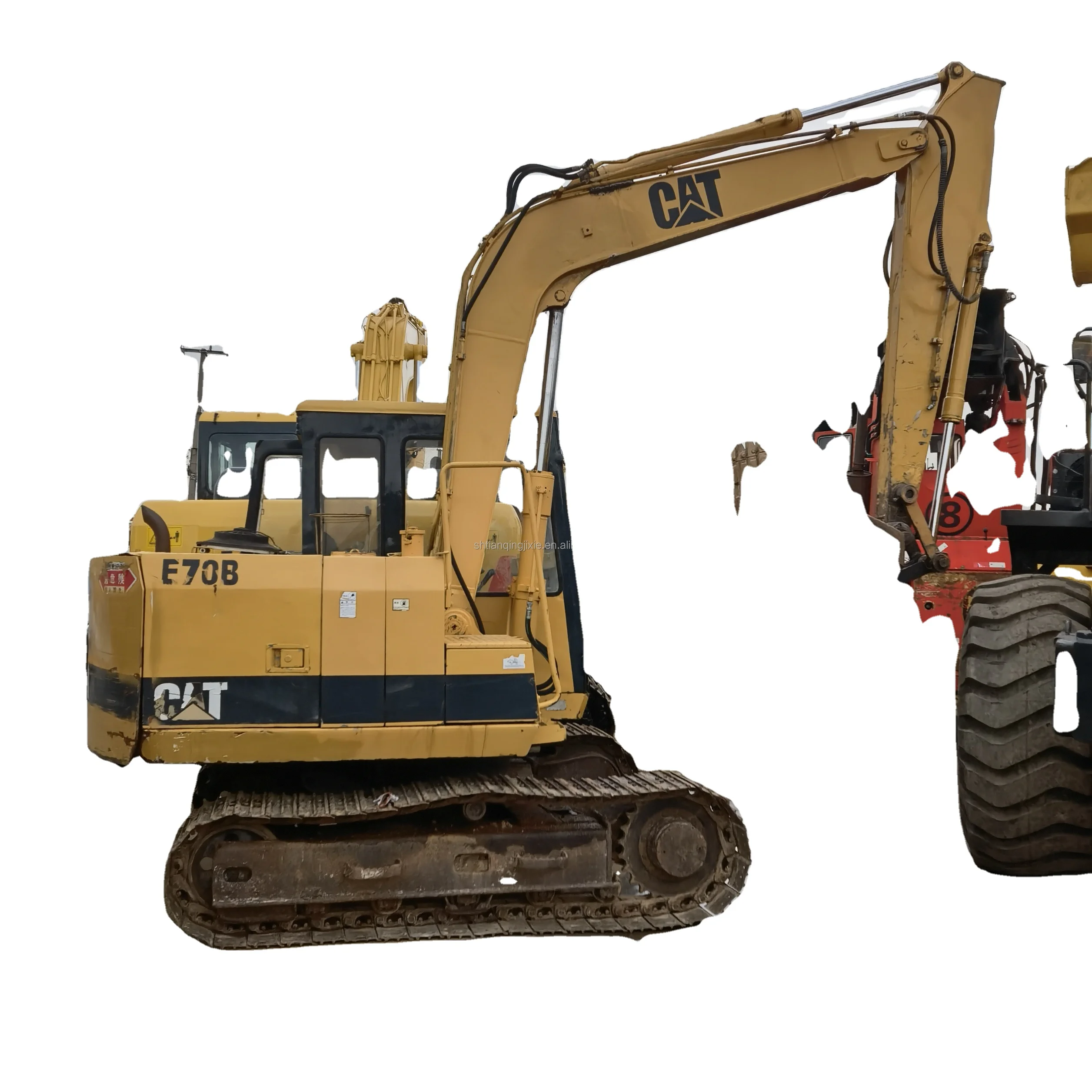 Original Paint Low Price Used CAT E70B Excavator For Sale Japan Caterpillar e70 e120b  e200b crawler excavator small digger