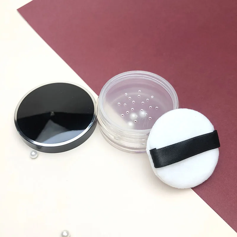 cosmetic packaging clay blush container highlighter emballage cosmetic empty compact powder case with mirror