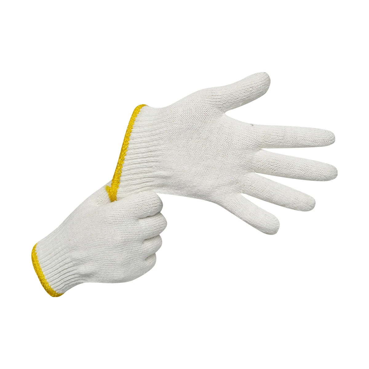 Protective Gloves Wholesale White Cotton Glove Construction Safety gardening Work Gloves for Working