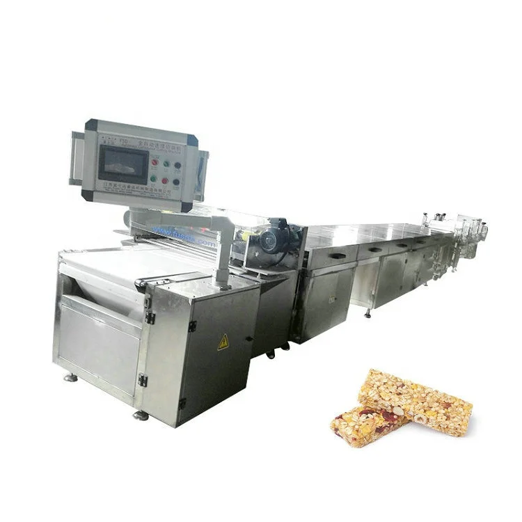 Automatic Rice Cake Brittle Sesame Candy Forming Machine Cereal Bar Peanut Candy Machine